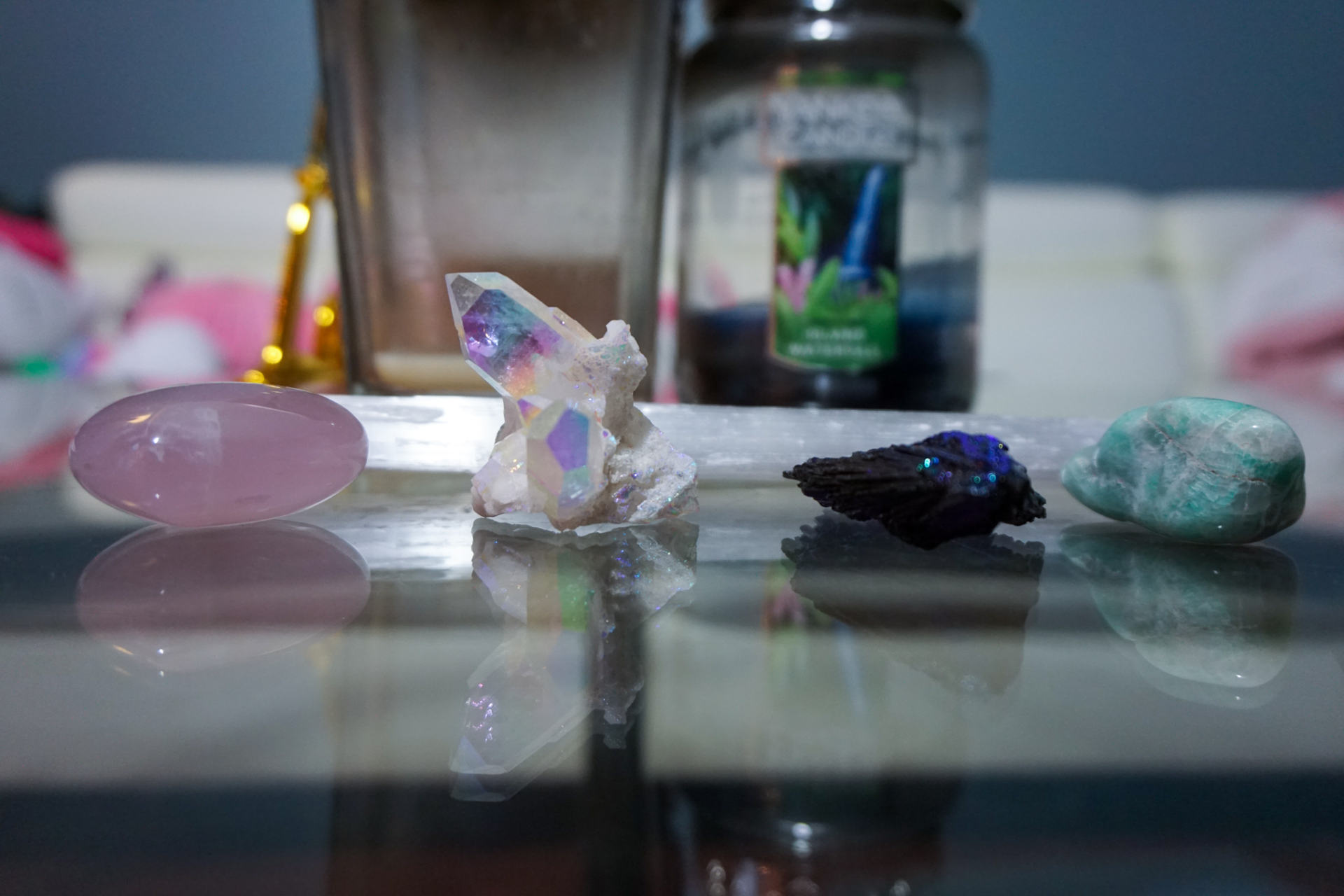 The crystals i have in my living room Flawless World