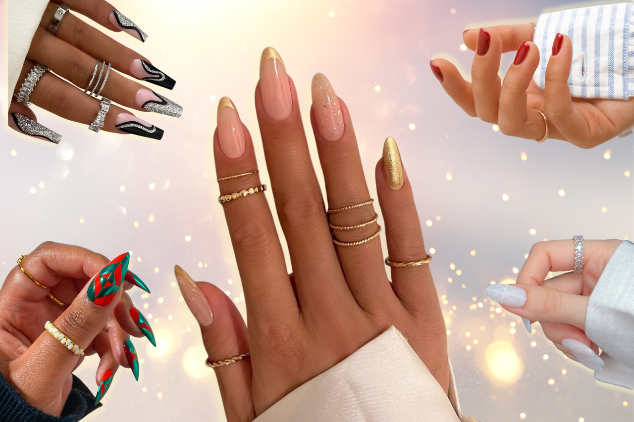 24 Festive Holiday Nail Ideas To Try This Year